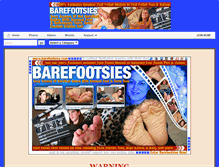 Tablet Screenshot of barefootsies.com
